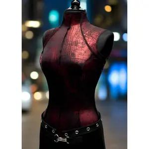 FUTURE SHOCK TOP SLEEVELESS - Red Metallic