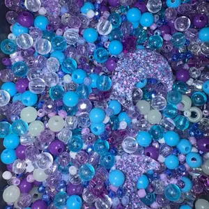 Mystic Sky Purple Blue Bead Mix