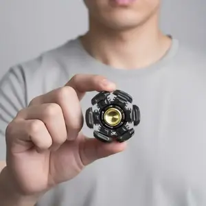 Open Armor Linkage Ancient Iron Fidget Spinner, Hand Spinner EDC Fidget Slider Stress Relief Toy, ADHD Anti-Anxiety Toy Adults Gifts