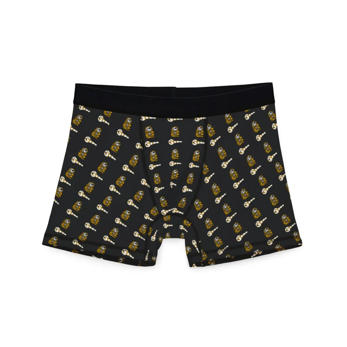Lock and Key Submissive Briefs [Black/Gold]