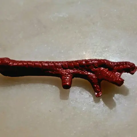 Pata De Plástico De Gallo / Plastic Rooster Leg Model