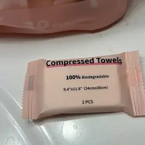Disposable Compressed Towel Tablets 30Pcs Portable Compact Face Towels Suitable for Home Use Camping Hiking Travel Picnics and Gym Workouts Ideal For On-The-Go Hand Cleansing Facial Cleansing and Makeup Removal