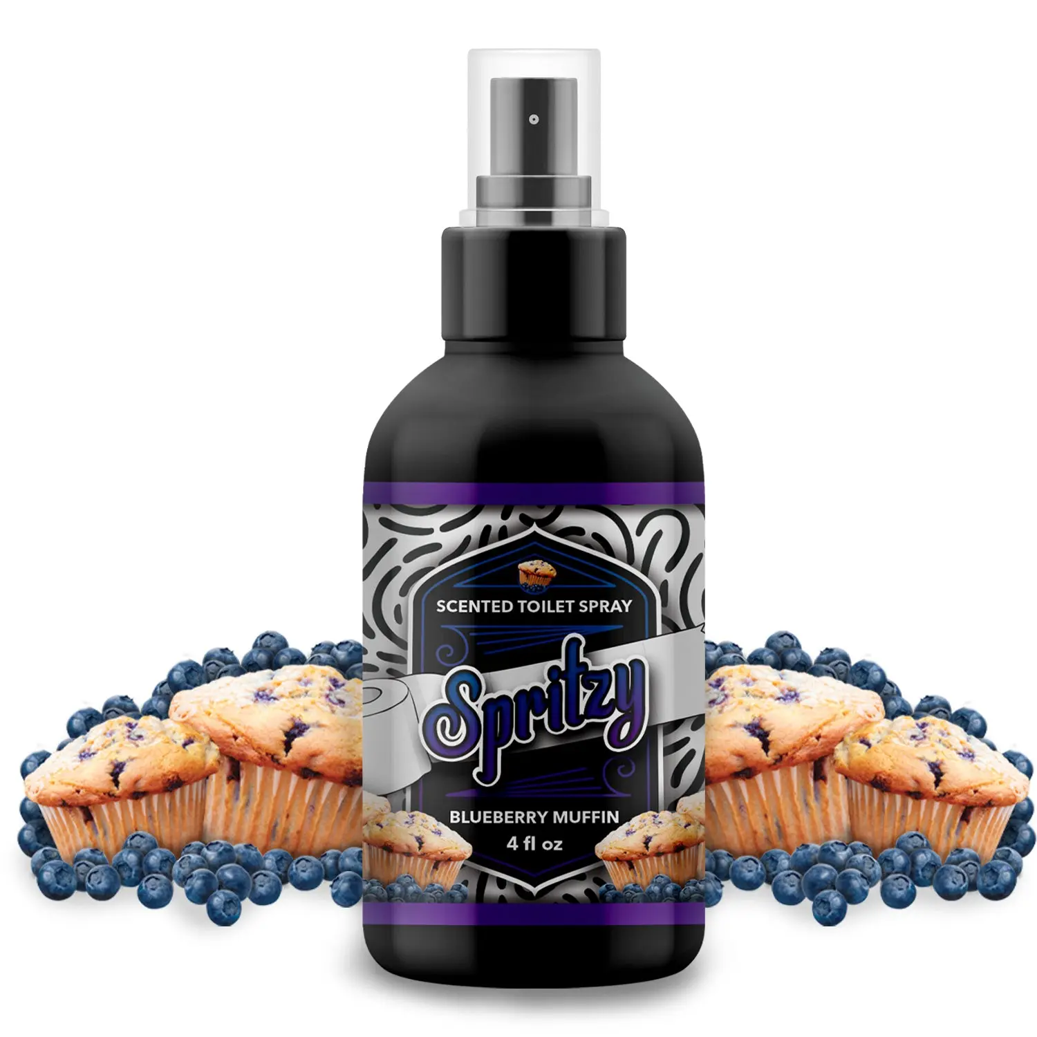 Spritzy - Blueberry Muffin - Spritz and Go Scented Bathroom & Toilet Spray Fragrance