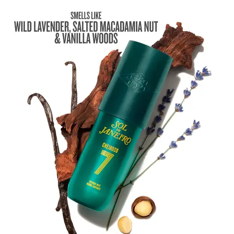 Sol de Janeiro Cheiroso 7 Men's Cologne Mist Spray (90ml) - Spray Cap Cheiroso Men's Fragrance with Wild Lavender, Salted Macadamia Nut, Vanilla Woods Notes, Freshness Tech for Odor Control, Ideal for Mens Gifts, Unique Gifts for Him