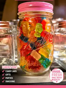 Variety Square Assorted Gummy Jar