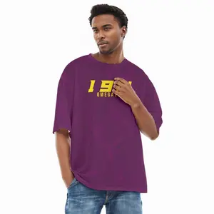 Omega Psi Phi 1911 suave Drop Shoulder T-shirt With Short Sleeve