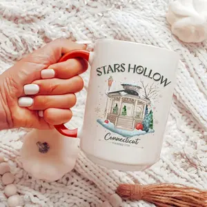 Stars Hollow Ceramic Mug, Stars Hollow 11oz 15oz Coffee Cups, Gilmore Girls Merch, Luke’s Diner Mug, Gifts For Birthday