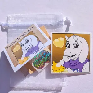 Undertale Toriel with Pie 2" sticker - TikTok Toriel's Shop Edition Collectible Stickers for Gaming Fans