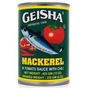 Geisha Mackerel in Tomato Sauce with Chili | Pack of 3