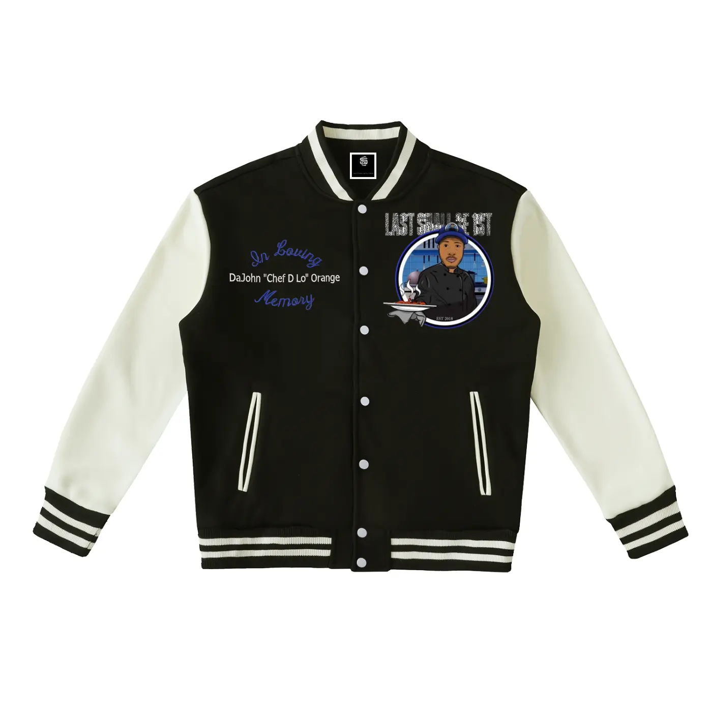LS31st x D-Lo's Kitchen "Chefs Choice"(Alternate)Two-Tone Fleeced Varsity Jacket
