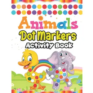 Dot Markers Activity Book: 60 Cute Animals Dot Markers Activity Book for Kids Ages 3 - 5 | Easy Guided Animals Big Dots for Kids, Babies, Toddlers, Preschool Children (Kiddos Universe) Paperback – May 4, 2022