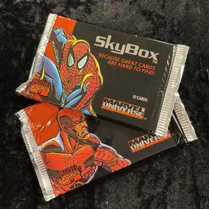 Two Packs of 1993 SkyBox Marvel Universe Ser 4 Trading Cards