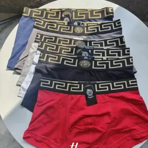 M Brand Greek Key Pattern Boxer Briefs in Multiple Colors for Men Comfortable & Stylish Underwear