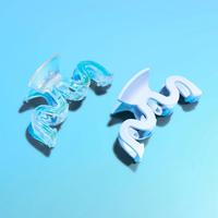 Wavy Baby - Light Blue & Iridescent