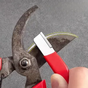 Professional Kitchen Knife Sharpener, Kitchenware, Tungsten Steel & Diamond Ceramic Sharpening Stone, Sharpening Tool for All Cutting Knives, Garden Scissors