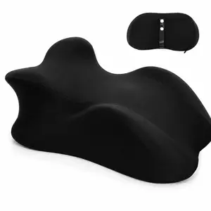 Ergonomic Memory Foam Wedge Pillow, Multi-Position Body Support Cushion for Pain Relief, Removable Washable Cover