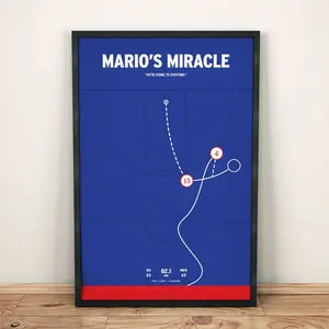 Kansas Mario Chalmers Mario's Miracle Print, Poster No Frame, Home Decor, Wall Art
