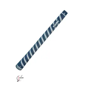 Pitch Grip - Navy Blue with White Stitching - High Quality Natural Rubber & Synthetic Grip - Standard Size - Soft & Weather Resistant - 55g Weight