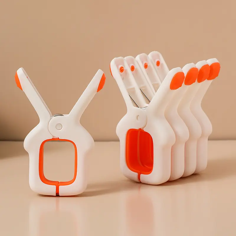 Durable Heavy-Duty Windproof Clips - Soft Rubber, Non-Slip Grip, No-Mark, No Fabric Damage Pegs, Lightweight, for Outdoor Drying, Holding Quilts, Bed Sheets, Clothes (Sports & Outdoor Accessories)