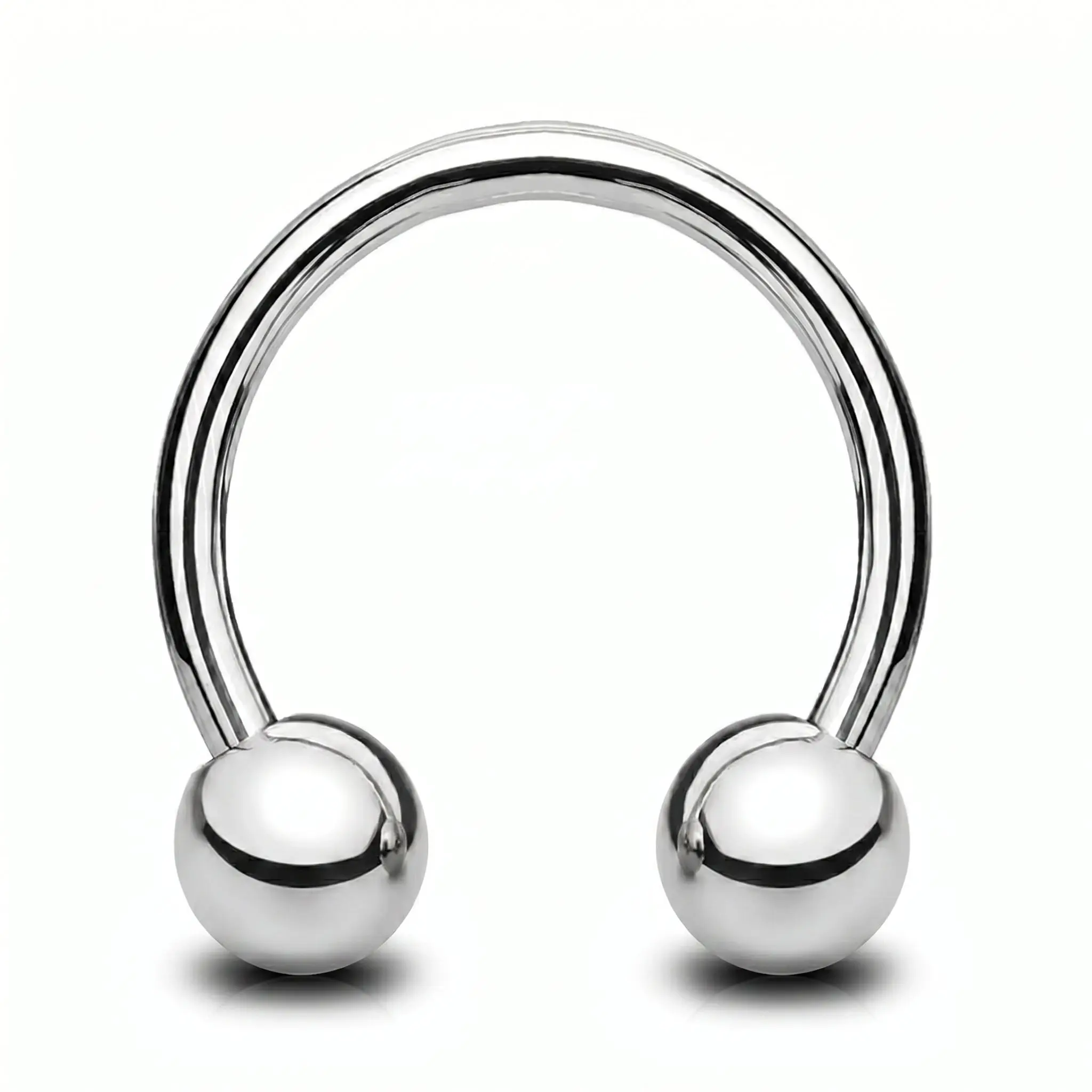 Circular Barbell Septum Ring 316L Surgical Steel Internally Threaded