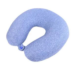 Travel U-Shape Neck Pillow, Cushioned Head and Neck Support for Travel Use