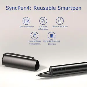 NEWYES SyncPen 4 Smart Pen with Digital Notebook Digital Pen Sync Pen Erasable Gel Pen Bluetooth Wireless OCR for Students, Designer, Creatives, Business Man, Record Notes