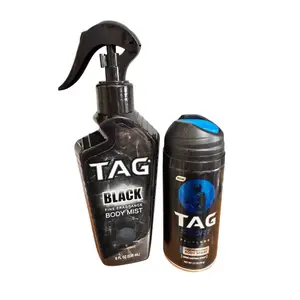 2-pc Black Fine fragrance Body Mist+Fine Fragrance Body Spray Set