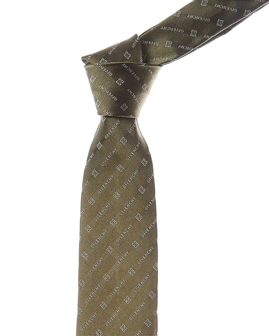 Givenchy 4G Diagonal Silk Tie