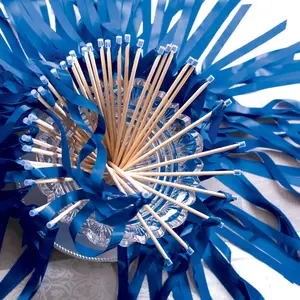 Bulk 48 Pc. Blue Ribbon Wands