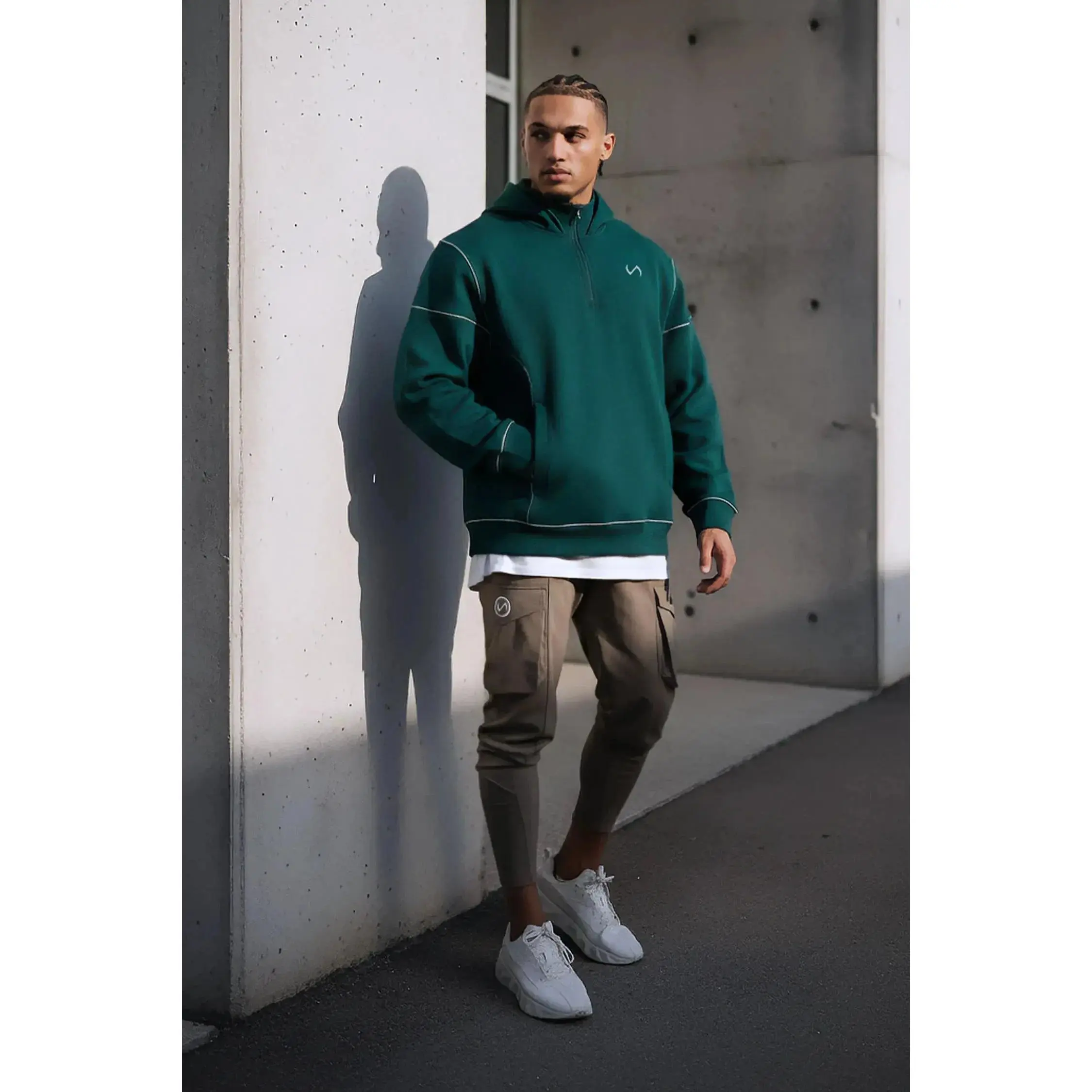GTS Twill Tech Quarter-Zip Hoodie GTS Twill Tech Quarter-Zip Hoodie