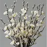Super Realistic Long Stem Silk Faux Flowers (12/24pc 21.7" Room Fill) - Elegant Bouquet, Stems Decor, Tabletop Accent, Artificial Plants, House Entryway Decor, Wedding Supply, Floral Gift for Moms