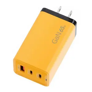 Multiport Type-C Charger Block Fast Charging Adapter 2 PD USB-C & 1 USB-A Port for SamSung, iPhone, iPad, Google, Galaxy & More