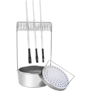 Portable Artist Brush Washer Paint Brush Cleaner with Wash Tank & Removable Screen