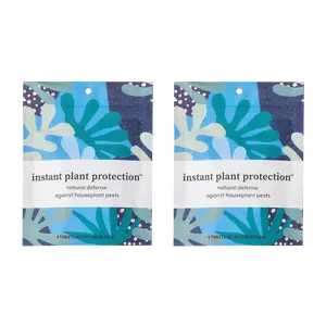 (2) Instant Plant Protection 4-Tablet Pouch Bundle - Insect Repellent for Houseplants and Indoor Gardens