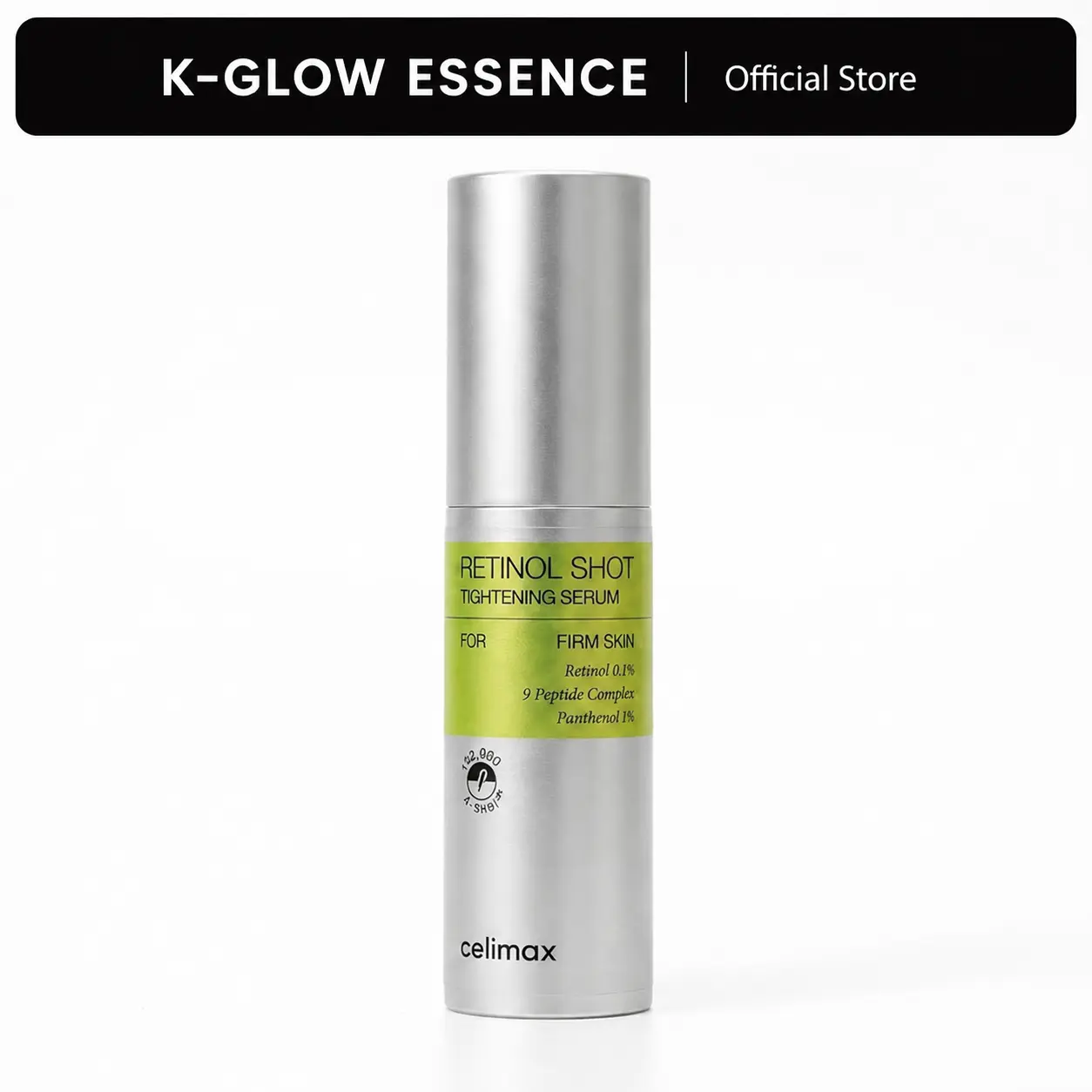 CELIMAX The VITA-A Retinol Shot, Anti-Age Tightening Serum with 0.1% Retinol & Peptides, Silky Korean Face Serum for Pore Refining, Single Item, 1.01 fl. oz., Lightweight, Moisturizer, Hydrating, Moisture, Fragrance Free, Soft Skin, Serums & Essences, Smo