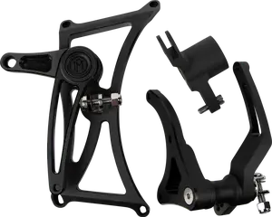 PERFORMANCE MACHINE (PM) Mid Control - Black - '14-'16 Touring