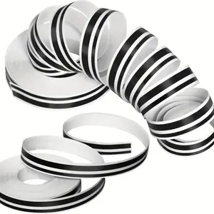 Pinstripe Tape 1 Roll Pack, Vinyl Adhesive Striping Sticker for Cars, Motorcycles, Boats - Waterproof Automotive Decals, Racing Stripe DIY Stickers, Black - Universal Front Placement
