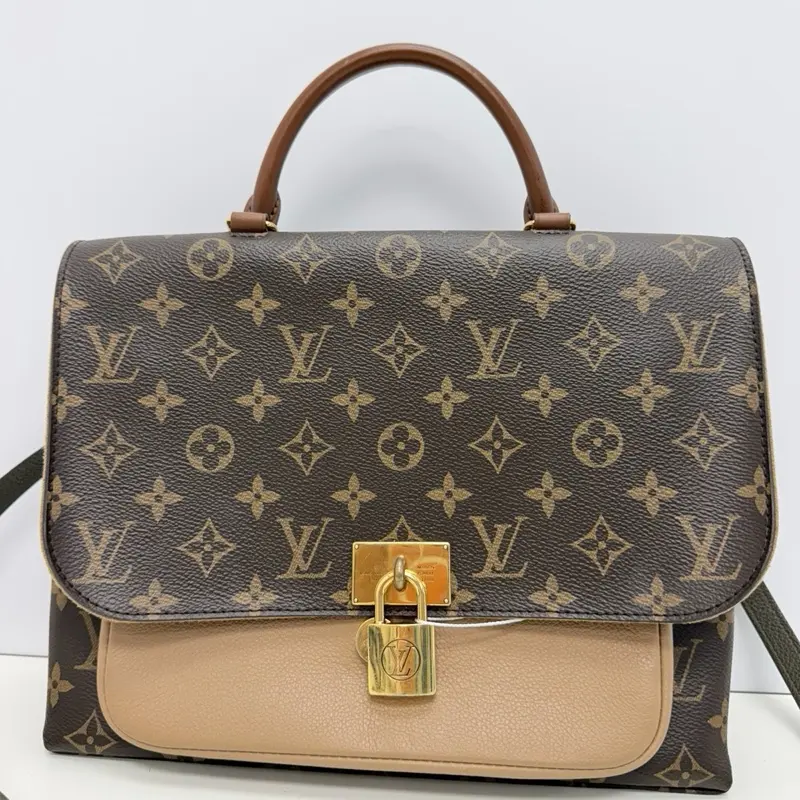 Pre-owned Louis Vuitton Canvas Crossbody Bags Marignan Monogram Shoulder Bag #3476