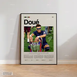 Désiré Doué - Paris Saint-Germain poster 4