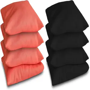 Set of 8 Regulation Cornhole Bags - Double Stitched - Standard Corn Hole Bean Bags for Tossing Game All Ages
