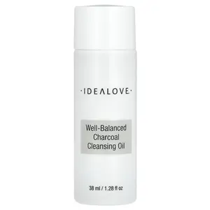 Idealove Well-Balanced Charcoal Cleansing Oil, Trial Size, 1.28 fl oz (38 ml)