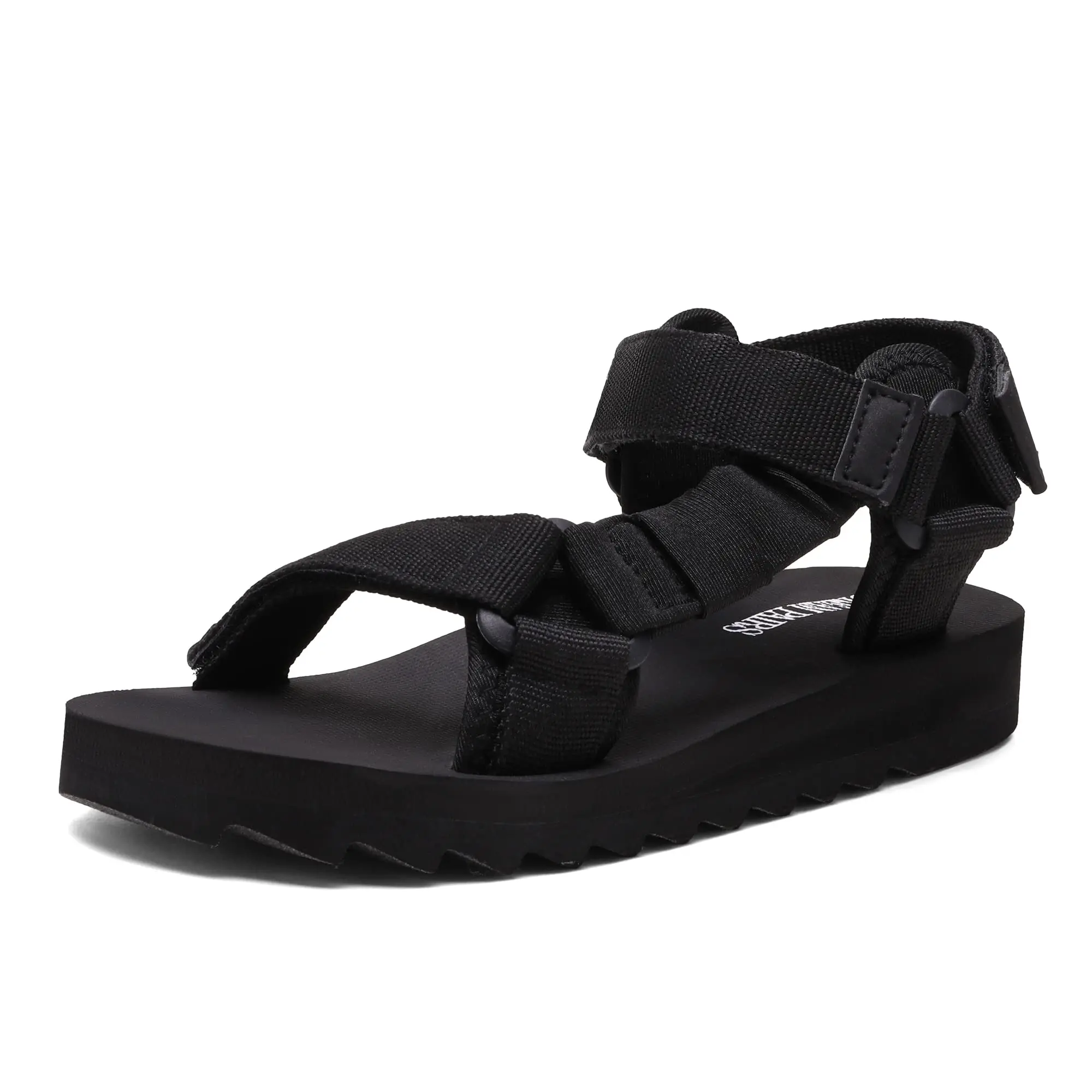 DREAM PAIRS Women's Strapy Sporty Platform Hiking Sandals - Fashionable Comfy, Breathable Walking Shoes for Outdoor Hiking, Water Sports, Shoe, Fashionable Comfy Sandals, Strapy Sandals, Superior Grip