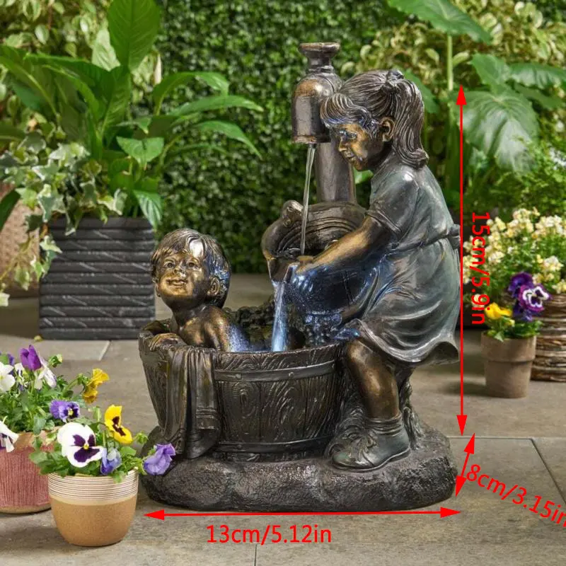 Indoor/outdoor Fountain Statue Resin Garden Sculpture Courtyard Art Decoration Indoor/outdoor Fountain Statue Resin Garden Sculpture Courtyard Art Decoration