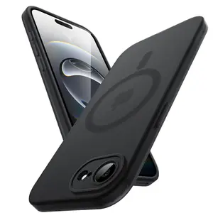 JETech Matte Case for iPhone 17e / iPhone 16e Compatible with MagSafe, Non-Yellowing and Anti-Fingerprint, Shockproof Translucent Frosted TPU Soft Phone Cover, 6.1-Inch Display