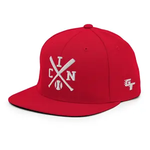 Cincinnati Baseball Bats Retro CIN Red Snapback Hat Baseball Cap