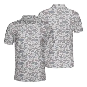 Urban Camo Men’s Polo Shirt – Trendy All-Season Polo, Easy-Care Material, Designed for Comfort & Modern Street Style