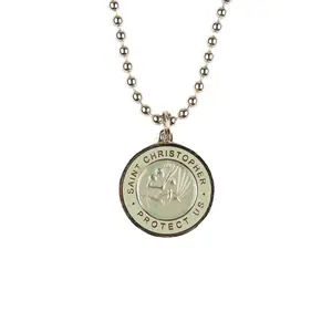 Jack's St. Christopher Necklace - Thyme/ Basil