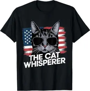 The Cat Whisperer Farmer Animal Farm Funny For Men Women T-Shirt