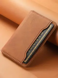 Mobile Phone Wallet Stand Magnet Flip Pocket Card Storage Luxury Faux Leather Bag Wallet For Unisex Relatives Friends And Elders Holiday Gift Durable Bifold Wallet