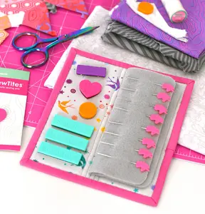 Hold Tite Folio Hardware Kit - 2 Metal Pieces 5.625" Long 26-gauge Galvanized for SewTites & Quilting Pins